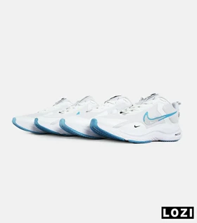 کفش کتانی مردانه و زنانه سفید آبی NIKE Lebron 22 Guide V.02 مدل 7251