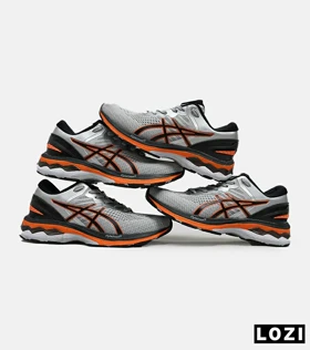 کتانی بزرگ پا طوسی نارنجی ASICS GEL-KAYANO 27