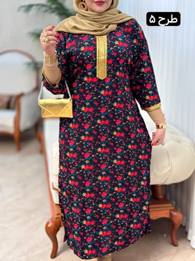 پیراهن نخ طلاکوب 3167