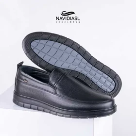 کفش مردانه چرم طبی اداری و روزانه کد 7047025