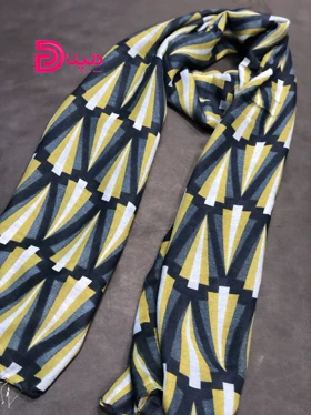 شال هندسی رنگ جذاب