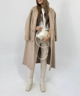 ترنچ کت چهار دکمه کد Pl006 برند ردا