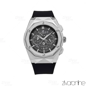 ساعت هابلوت مردانه کلاسیک فیوژن سیلور مشکی صفحه اسکلتون 106790