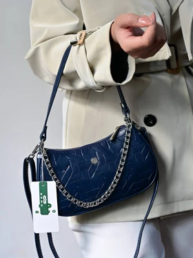 کیف دستی زنانه بنو مدل الینا کد BENO 4899A (سرمه ای)