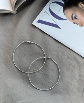 گوشواره حلقه‌ای ساده