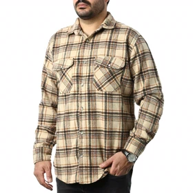 پیراهن آستین بلند پشمی مردانه مدل 6103886