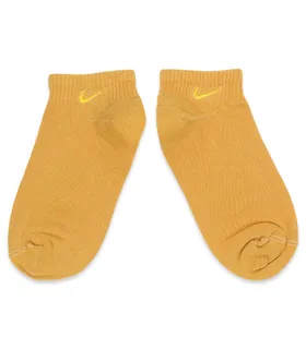 جوراب مچی کش انگلیسی گلدوزی طرح Nike طیف زرد