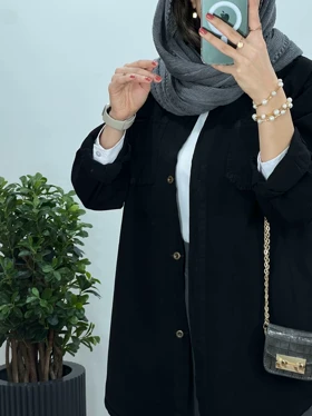 مانتو بلند لینن غنچه