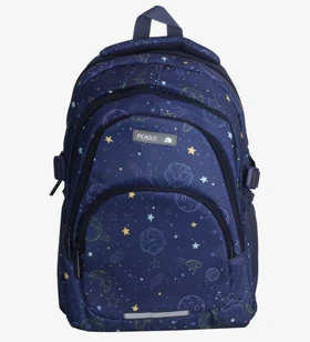 کوله پشتی مدرسه طرح دار مدل space