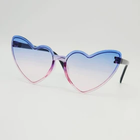 عینک آفتابی بچگانه اسپرت قلبی با شیشه‌های ضد اشعه UV