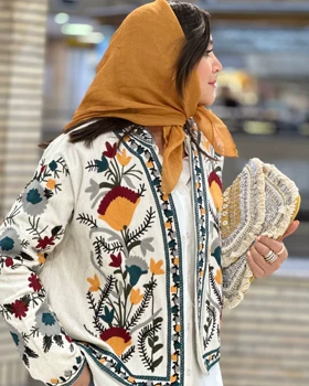 کت گلدوزی