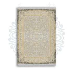 *جدید* فرشینه از جنس پارچه شانل مخمل ترک طرح فانتزی برند دفه کد 105