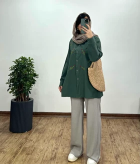 مانتو گلدوزی رزا