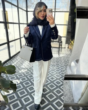 کت مینیمال رسمی پارچه‌ای