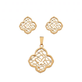 نیم ست بدون زنجیر مدل پروانه