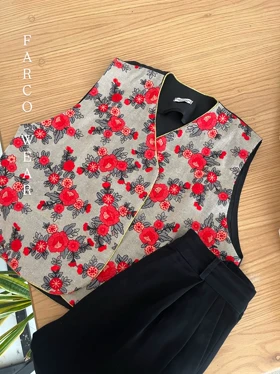 کت سنتی شقایق کد 1033