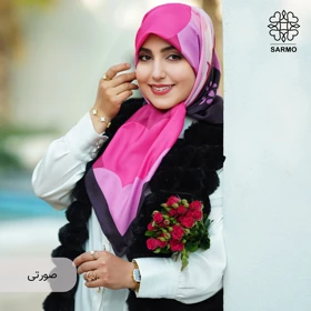روسری ساتن ابریشم ابرا