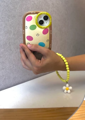 آویز گوشی طرح گل