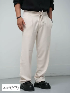 شلوار مردانه نیم بگ کمرایتالیایی3024