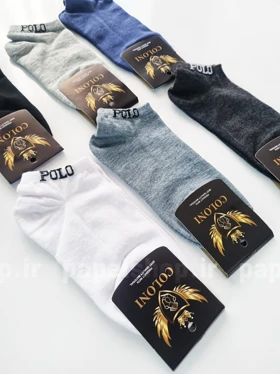 جوراب مچی نخ پنبه طرح پولو(POLO)
