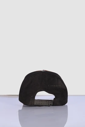 کلاه کپ کتان طرحدار و پشت توری 3016