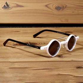 عینک آفتابی گرد دیور Dior T305 Y189 (طیف رنگی دوم)