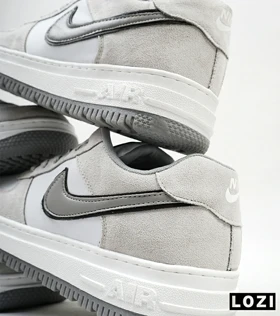 کفش کتانی بزرگ پا طوسی نایک NIKE AIR FORCE
