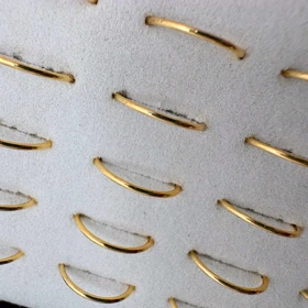 پیرسینگ فیک (Fake) مدل «حلقه طلایی» | بدون نیاز به سوراخ (فروش تکی)