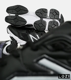 کفش کتانی مردانه و زنانه مشکی سفید NEW BALANCE 9060