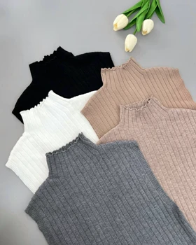 تاپ بافت گپ یقه ایستاده کد 4122