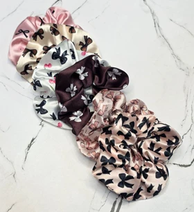 کش اسکرانچی ساتن چاپی