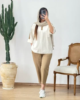 تونیک و شلوار لینن