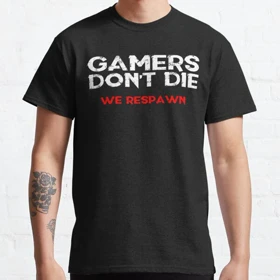 تیشرت طرح Gamers Don't Die کد 11277