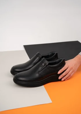 کفش طبی مردانه چرم طبیعی