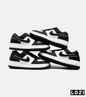 کفش کتانی بزرگ پا مشکی سفید نایک NIKE AIR FORCE
