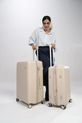 مجموعه 3 عددی چمدان رزمری مدل Rose Merry RL-314-3s_Grey