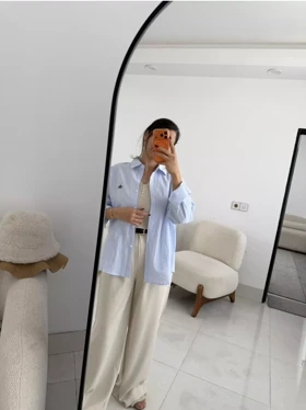 شومیز راه راه 3158