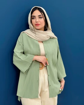 شومیز یقه‌هفت بامک