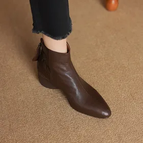 نیم‌بوت راحتی چرم