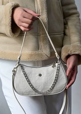 کیف دوشی و دستی زنانه BENO مدل آرتمیس کد4899-1 (صدفی)