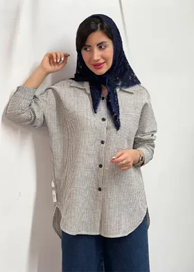 شومیز پولکی کد 4060
