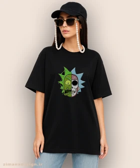 تیشرت لش مردانه و زنانه طرح ریک اند مورتی کد 895