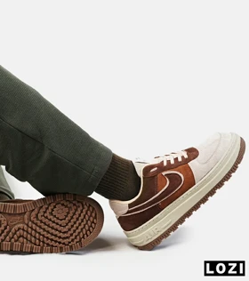 کفش کتانی بزرگ پا قهوه ای NIKE AIR FORCE