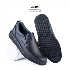 کفش مردانه چرم اداری و روزانه کد 7027003