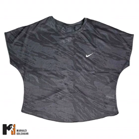 تیشرت زنانه نایک آستین کیمونو کد 4050 (ذغالی)