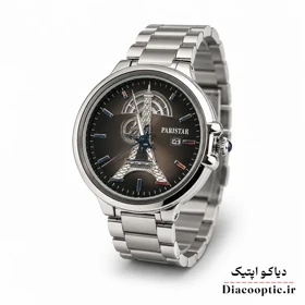 ساعت مچی مردانه طرح ایفل برند Paristar مدل Do1309 استیل