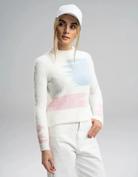 موهر طرح دار 3 رنگ (سفید)