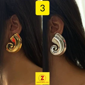 گوشواره فانتزی زنانه بلند دفرمه