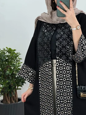 مانتو مجلسی سوزندوزی حیفا