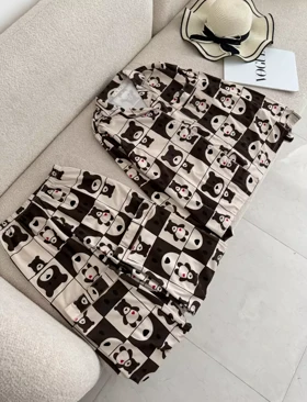 ست بلوزشلوارتدی3264